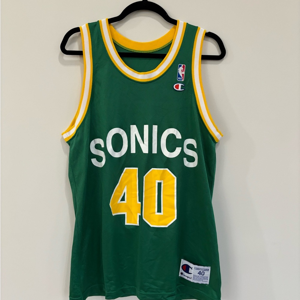 Seattle Super Sonics Kemp jersey size mens medium 40